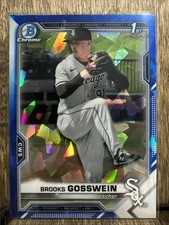 2021 Bowman Draft Chrome Sapphire Brooks Gosswein #BDC-21 1st Bowman White Sox