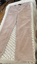 Talbots Heritage Petites 10P Tan Corduroy Pants Women's Straight Leg Stretch