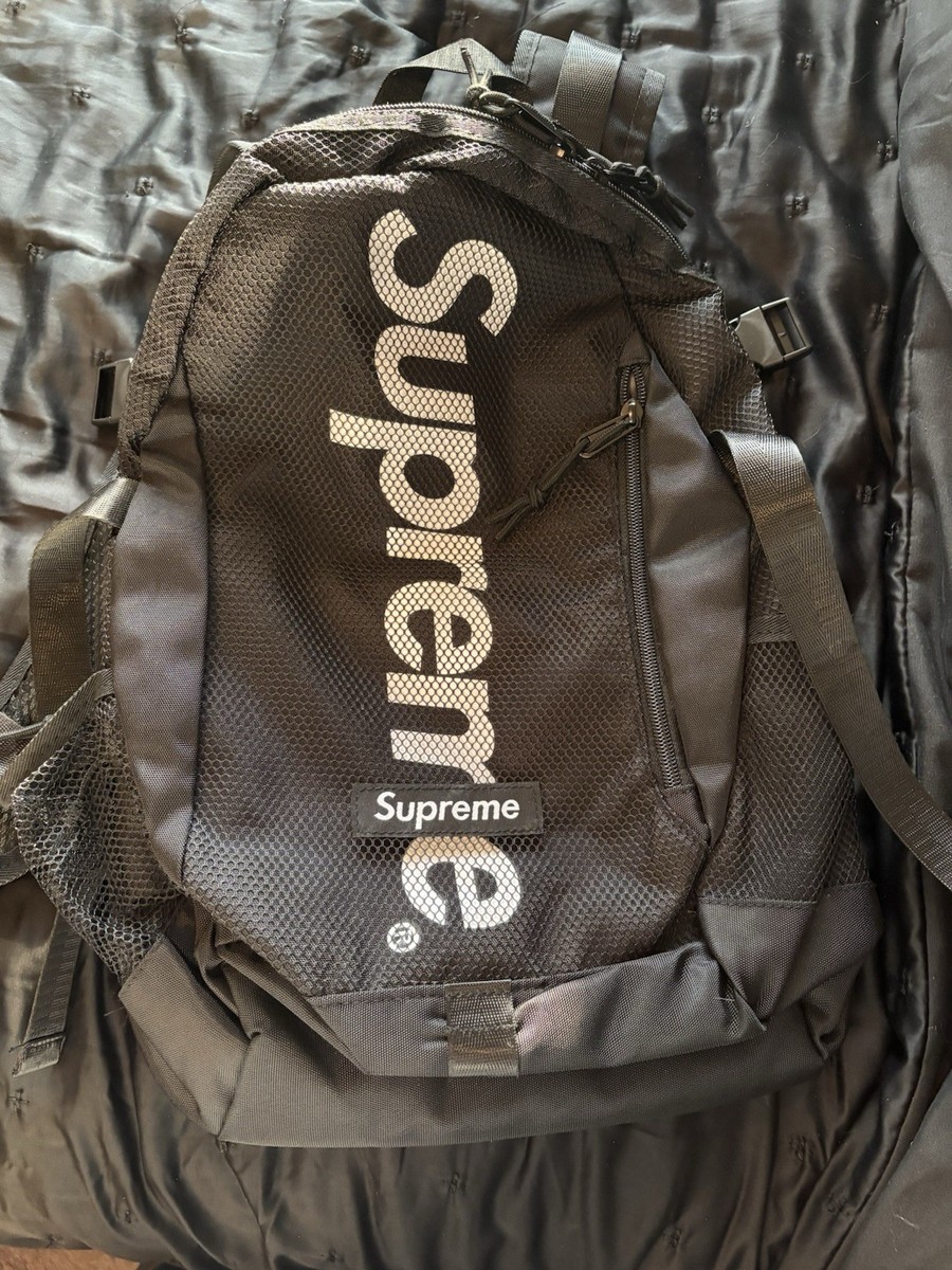 supreme バッグ　リュック Supreme Black Full-Size Backpack Bag FW18 | eBay
