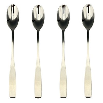 Mikasa Satin Loft 18/10 Stainless Steel Iced Beverage Spoon (Set of Four)