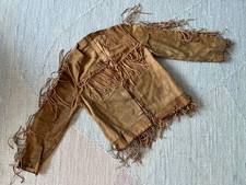 Fransenjacke, weiches Wildleder, Verkleidung f. Fasching, authentischer Style