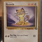 Wizards of the Coast Meowth 56/64 Jungle Unlimited Common 50 HP Pokemon TCG 1999