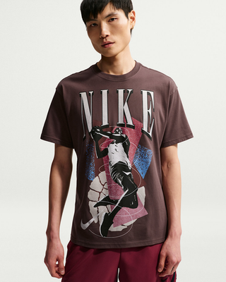 Nike Men's Basketball T-Shirts Baroque Brown IH4132-237 Japan Size