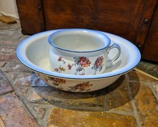 Antique Embassy Ware Wash Basin & Chamber Pot Set – K. & Co. England