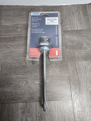 Camco 02203 Screw-In Universal Water Heater Element, HWD 120 Volt, 2000 Watt