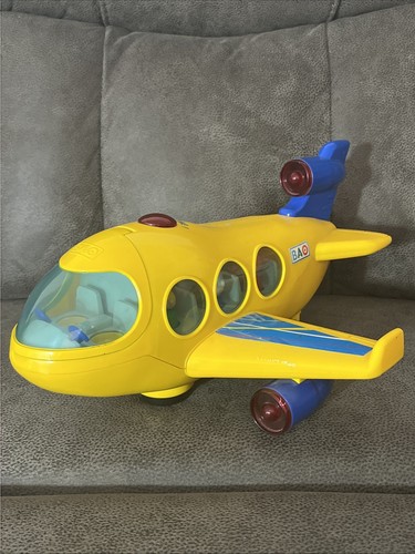 Bao Magic Jet Yellow 2001 Interactive Propeller Plastic Toy. READ. As Is.