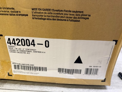 #ad #ad Sterling 442004 0 Sanibel 20 1 4quot; Drop In Sink 3 Holes amp; Overflow White $94.99