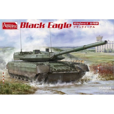 Amusing Hobby 1:35 Black Eagle - Object 640 Panzer Militär Modellbausatz 35a064