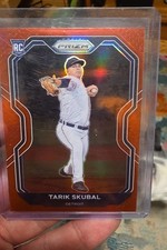 2021 Panini Prizm Tier III Tarik Skubal #236 Red Prizm RC Tigers