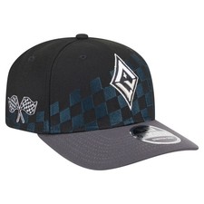 Unisex-New Era Black Las Vegas Aces 9SEVENTY Checkerboard Print Adjustable Hat
