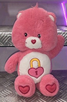 Care Bears Secret Bear Plüschtier 12 Zoll rosa Care Bear Stofftier 2004