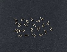 Vintage Mustad 540 No.28 Gold Midge Hooks 23pcs Unused Collectible