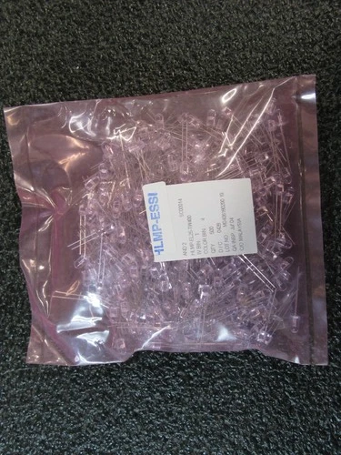 500 PCS AGILENT HLMP-EL25-TW400 Amber 592nm LED Indication - Discrete 2.3V