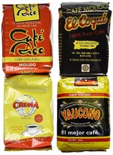 Puerto Rican Coffee Variety (Yaucono, Cafe Crema, Cafe Rico, El Coqui) 8 oz