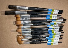 Princeton Aqua Elite 16 Watercolor Artist Paint Brushes NEW 4850 Art Kolinsky