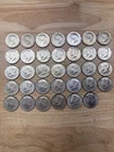 40 % Silver Kennedy Half Dollars - Lot Of 34- 1965-1969