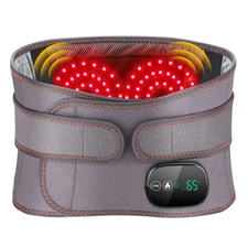 New Upgrade Electric Heating Waist Massager Support Belt Vibration Hot Compress 