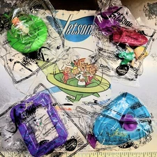 Carl's Jr New Sealed - Complete The Jetsons Set of 5 Toys & original Paper bag