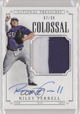 2015 Panini National Treasures College 87/99 Riley Ferrell #RF Auto 0je3
