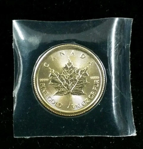 Photo of a 2018 Canadian Gold Maple Leaf 1/10 oz from an eBay listing that sold on Apr 20, 2026