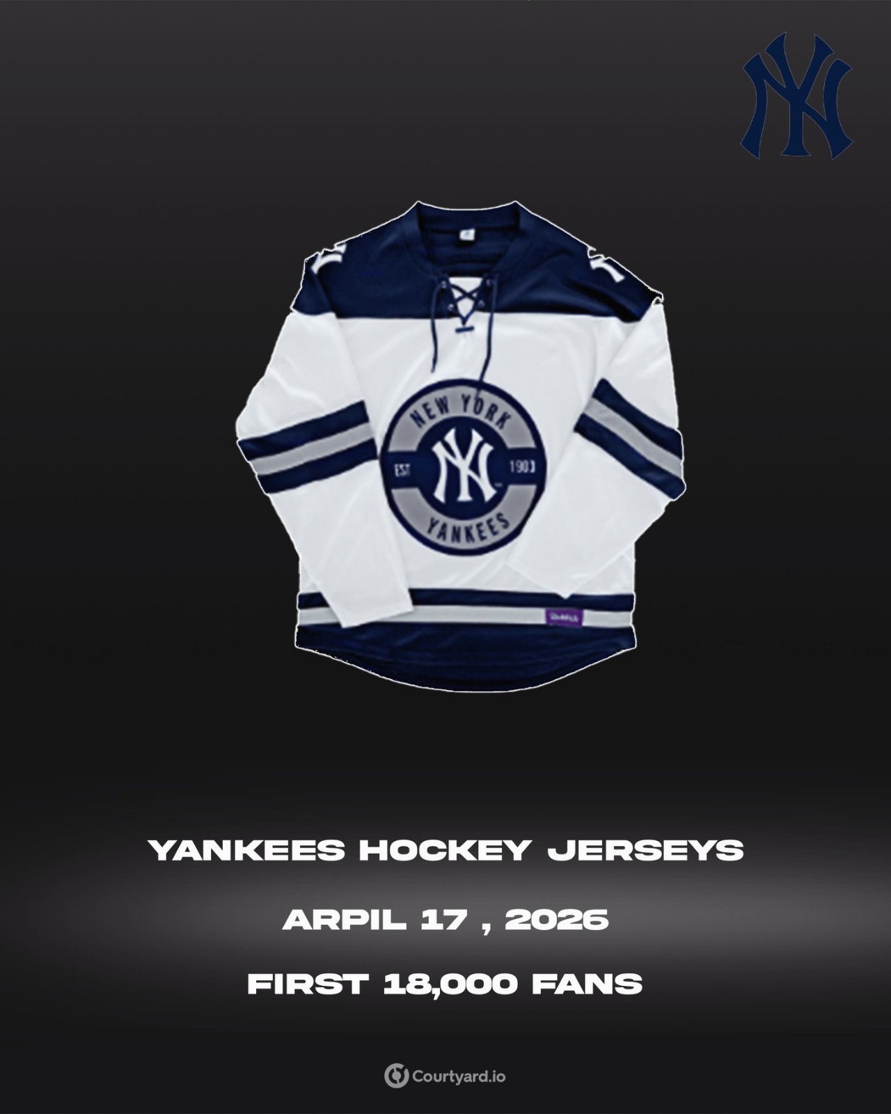 HOT New York Yankeees Hockey Jersey Apr 17, 2026