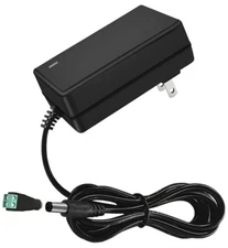 24V 2A Power Supply Adapter 24W AC DC Converter with 5.5x2.5mm Plug US