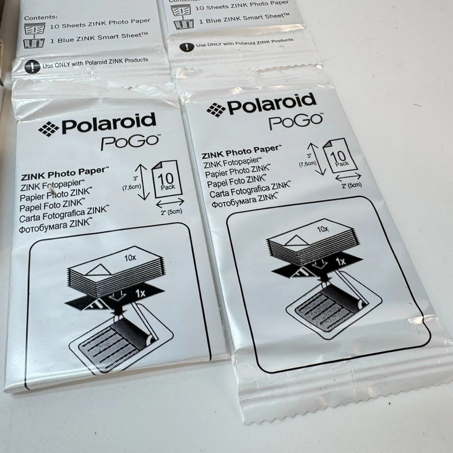 Polaroid PoGo 2x3" Zink Photo Paper 150+ Sheets New - Past Best-By Date - Image 2 of 4