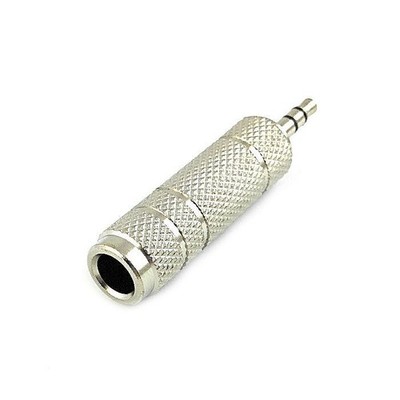 QTX 3,5 mm Stereo TRS Mini-Klinkenstecker auf 6,35 mm Buchse Stereo Klinkenstecker Buchse...