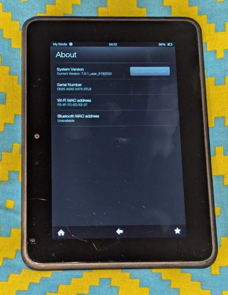 Amazon Kindle Fire HD 7" (2nd Generation) X43Z60 - 16gb Touchscreen Tablet - Image 2 of 3