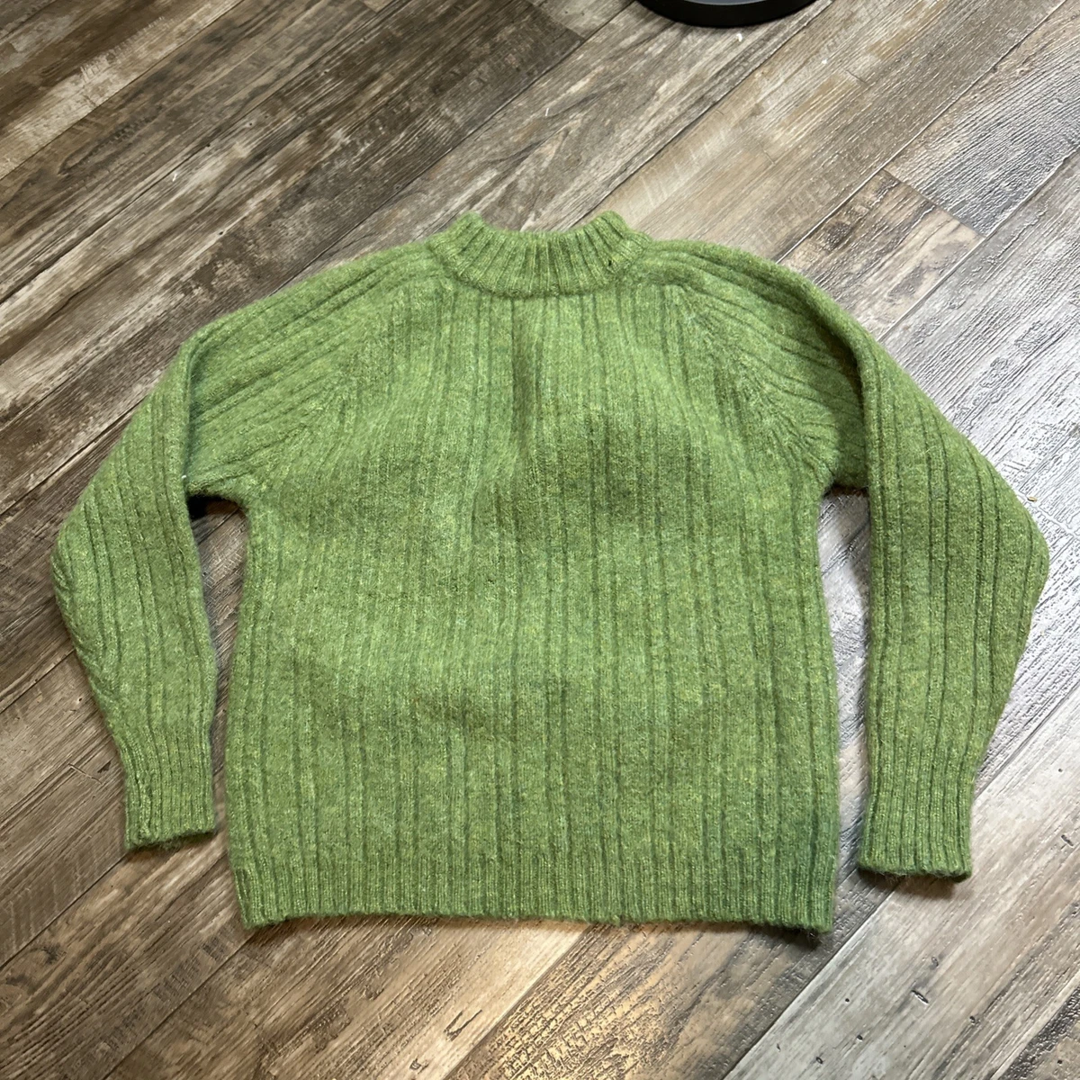 Pull Rafaella Femme Manches Longues Coton Taille M - Vert Sapin (Spruce Green)