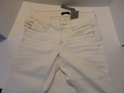FireTrap Slim Tapered White Denim Jean 24 L