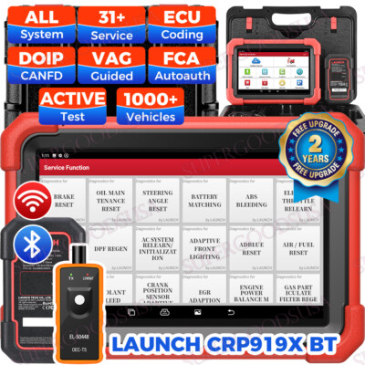 2025 LAUNCH X431 CRP919X BT OBD2 Scanner DoIP&IMMO Bidirectional Diagnostic Tool
