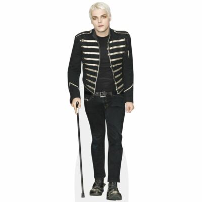 Gerard Way (Black Jacket) Mini Size Cutout UK