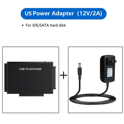 USB C to IDE/SATA Hard Drive Reader Adapter with Power Supply for HDD/SSD - 第 16/22 張圖片