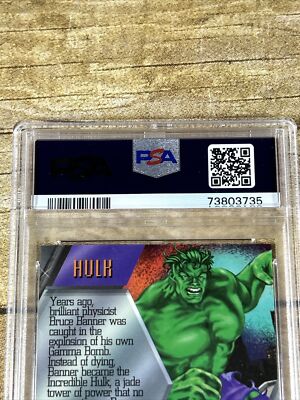 Incredible Hulk 1995 Marvel Metal #31 PSA 10 GEM MT | eBay