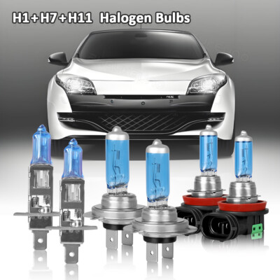 For Peugeot Expert 2018 2019  Halogen Bulbs H1 H7 Headlight + H11 Fog Lights Kit