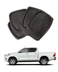 Nissan D22 4x4 Heavy Duty Rubber Floor Mats – 4-Piece Non-Slip Tray Set