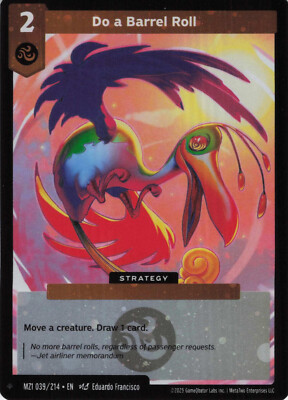Do a Barrel Roll Reverse Holofoil  Metazoo 2025 MZ1 039/214 Uncommon