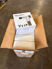 Ribex A6 Pro Deep Muscle Massage Gun Handheld Cordless, Black/Silver-QTY 10 Bulk
