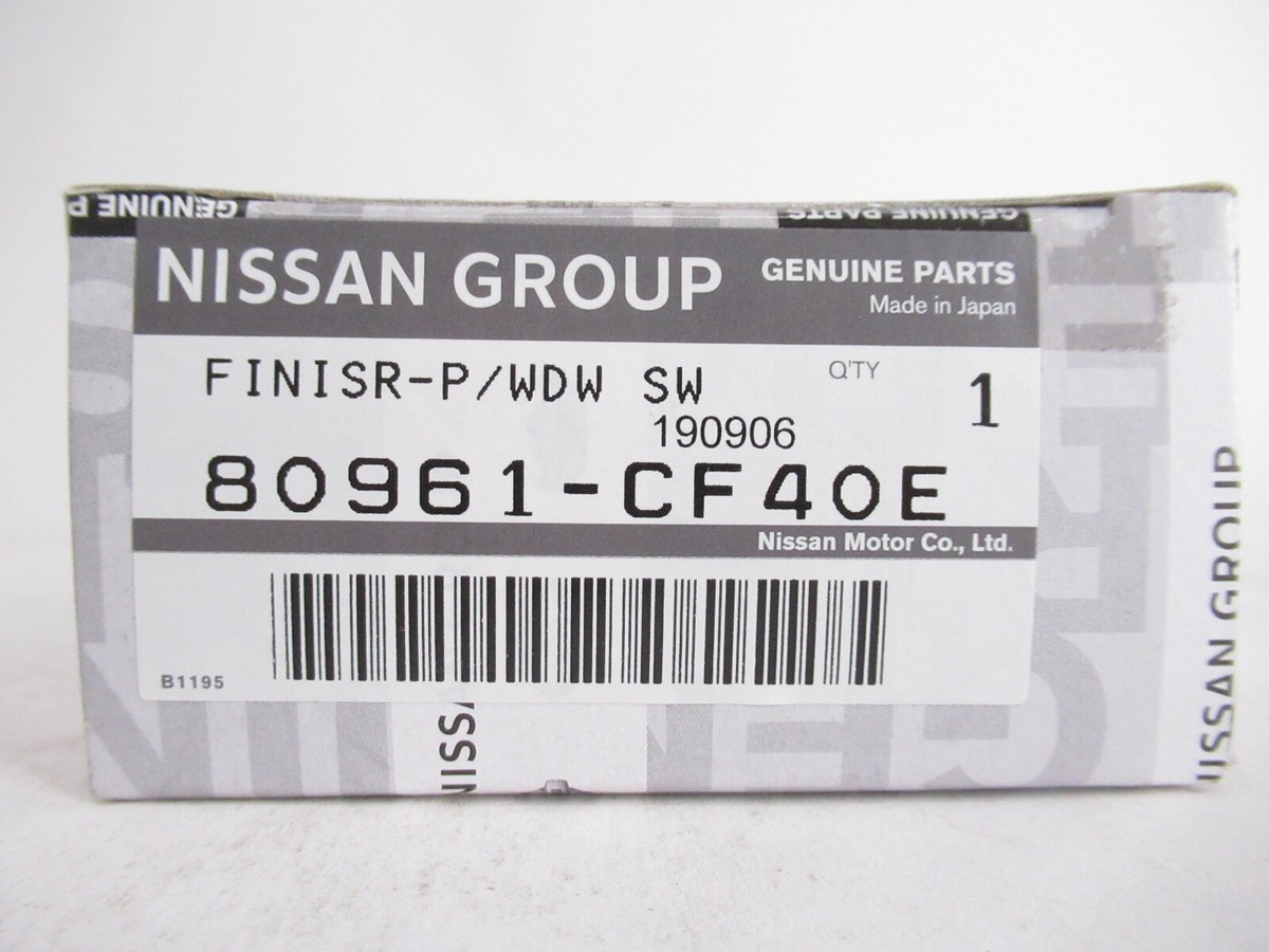 ミライグリッシュ Genuine OEM Nissan 80961-CF40E Driver Front Power Window Switch