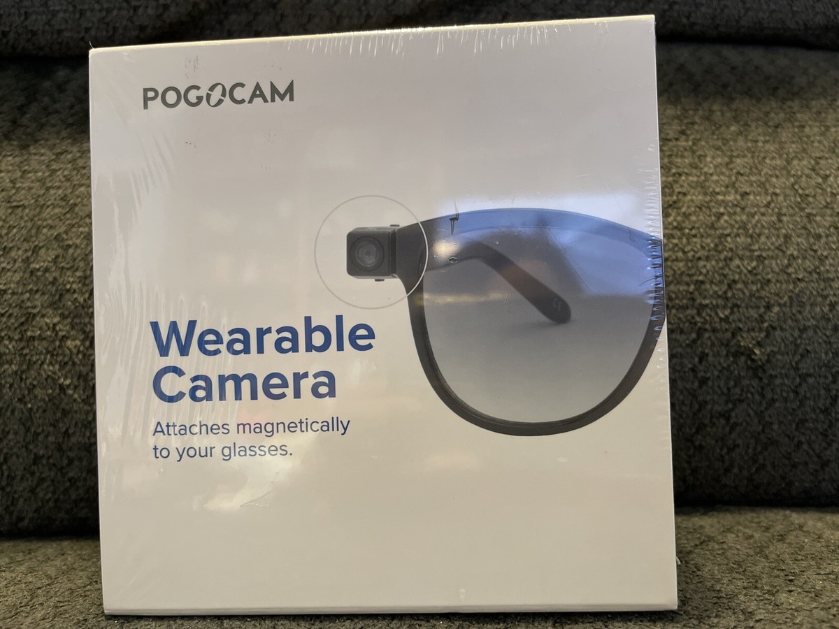 Caméra Portative PogoCam - Vidéo HD 720p, Action Cam Wearable, Neuve Sous Blister