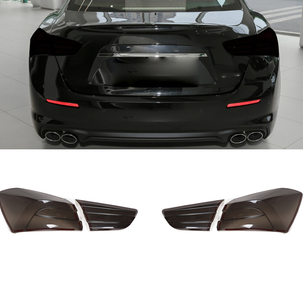 Smoked Tail Light Cover Trim Kit for 2021-2024 Maserati Ghibli
