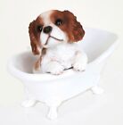 7.5" Cavalier King Charles Spaniel Figurine Lifelike Dog Home And Garden Decor