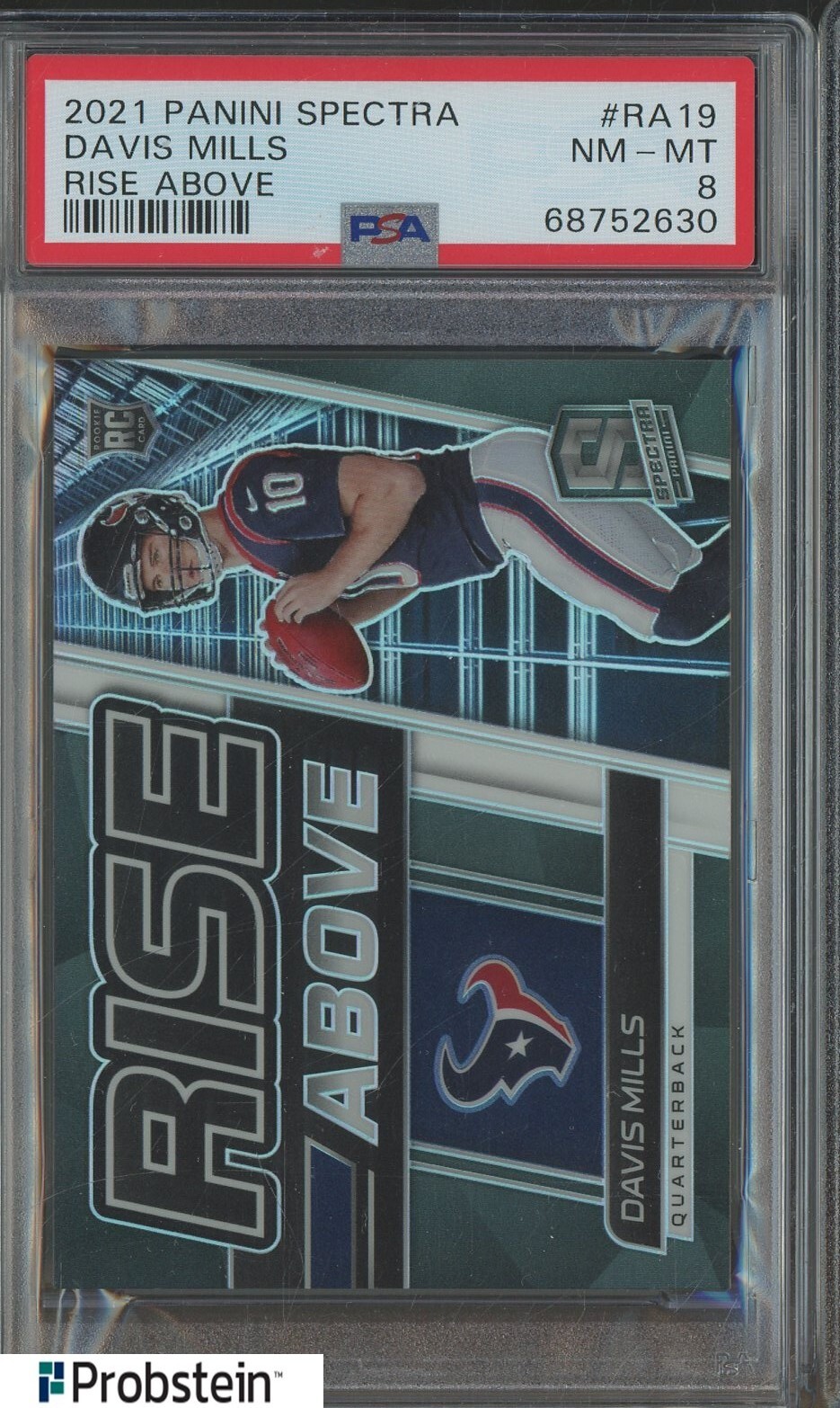Davis Mills Panini Spectra Rise Above #RA19 Base