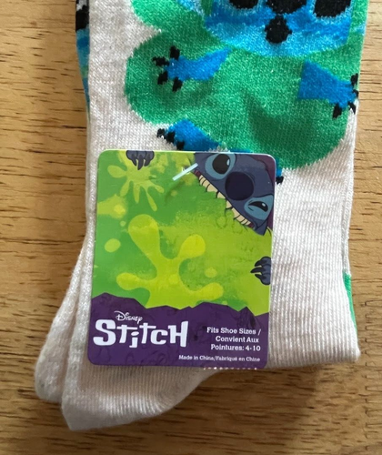 NEW! ST PATRICK'S DAY DISNEY "STITCH" SOCKS ~ SIZE 4-10 ~ 1 or ALL ~ 1+ SHIP - Picture 8 of 9