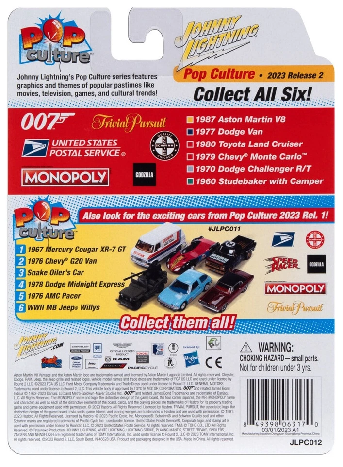 Johnny Lightning James Bond 1987 Astonmartin V8 Thelivingdaylights 1/64 JLSP327 - Immagine 3 di 3