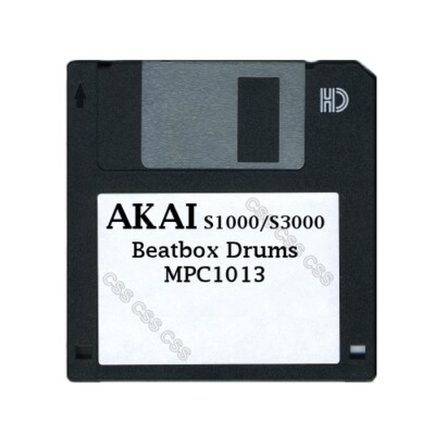 Akai S1000 / S3000 Floppy Disk Beatbox Drums MPC1013