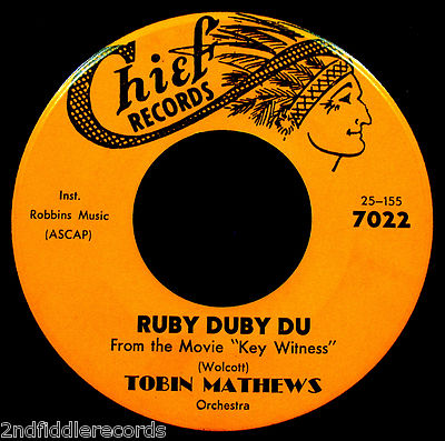 TOBIN MATTHEWS-Ruby Duby Du-Instrumental Funk Soul 45-CHIEF #7022