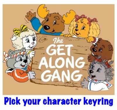 The Get Along Gang Bootleg Schlüsselanhänger Figur 80er Vintage sortiert zur Auswahl
