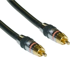 50FT Premium Digial Coaxial RCA CABLE RCA MALE 24K GOLD CONNECTORS 10R4-11150 